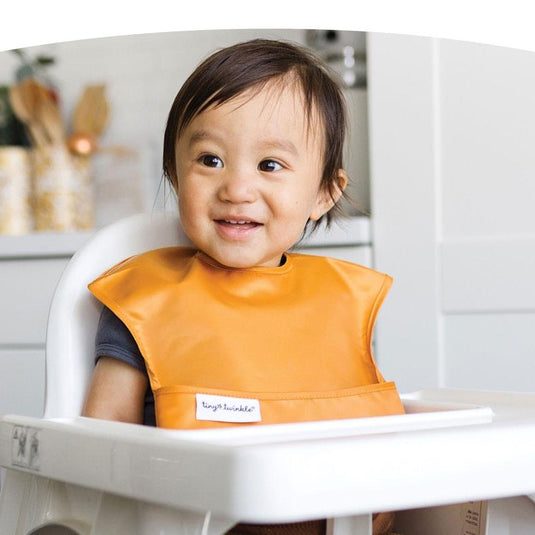 Tiny Twinkle - Mess-proof Easy Bib - Solid Girl Set of 3