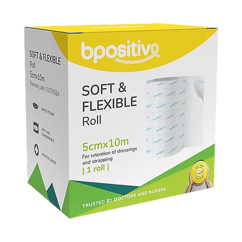Load image into Gallery viewer, bpositive Soft &amp; Flexible Roll 5cmx10m 1Pack
