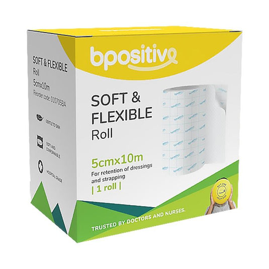 bpositive Soft & Flexible Roll 5cmx10m 1Pack
