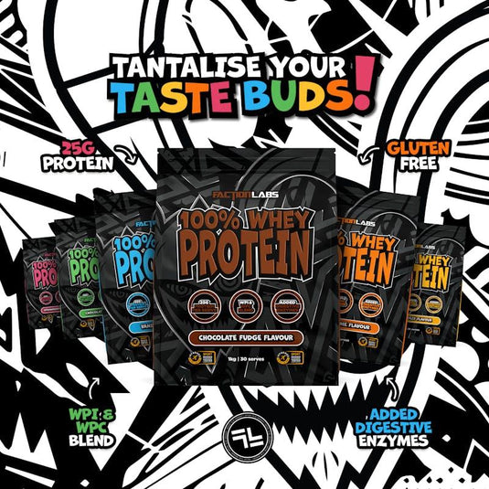 Faction Labs 100% Whey Protein - 30 serves Chocolate Fudge
