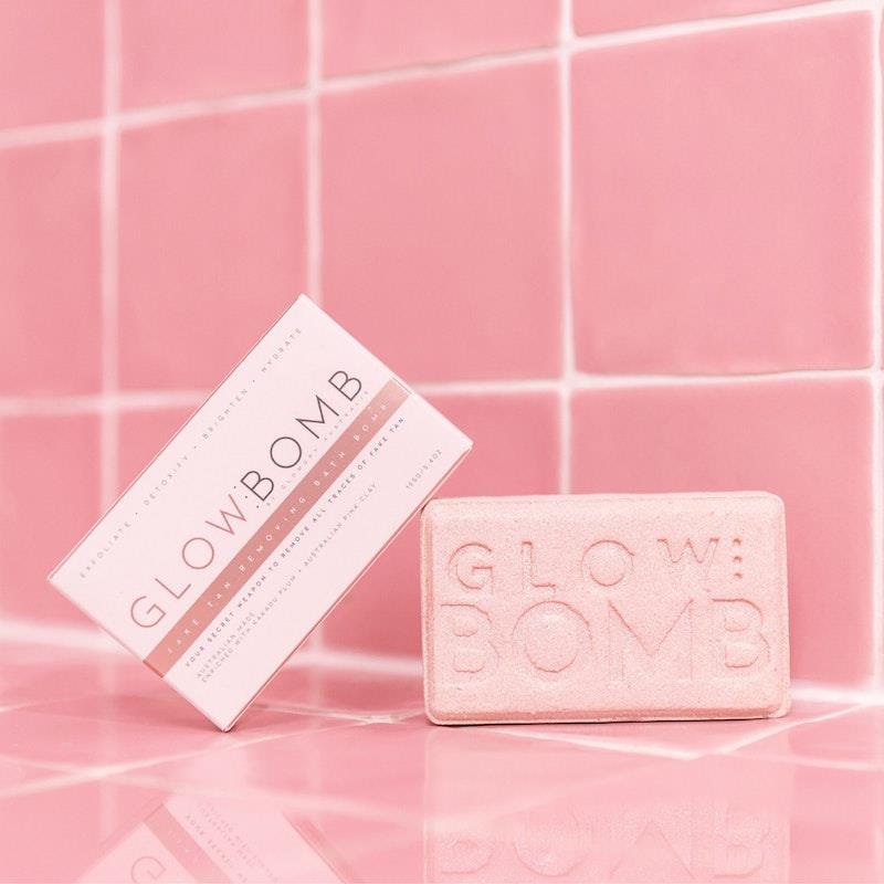 Load image into Gallery viewer, GlowBomb - Fake Tan Removing BATH BOMB 1pc
