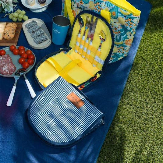 Lazy Dayz Picnic Cutlery Wallet Set - Mossman Set