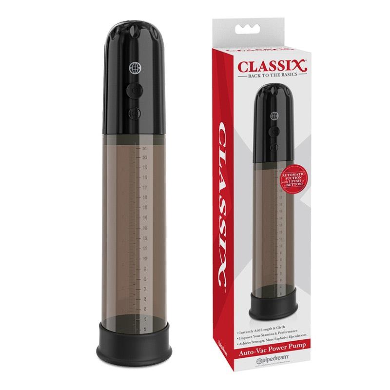 Load image into Gallery viewer, Pipedream Classix Auto-Vac Power Pump Black
