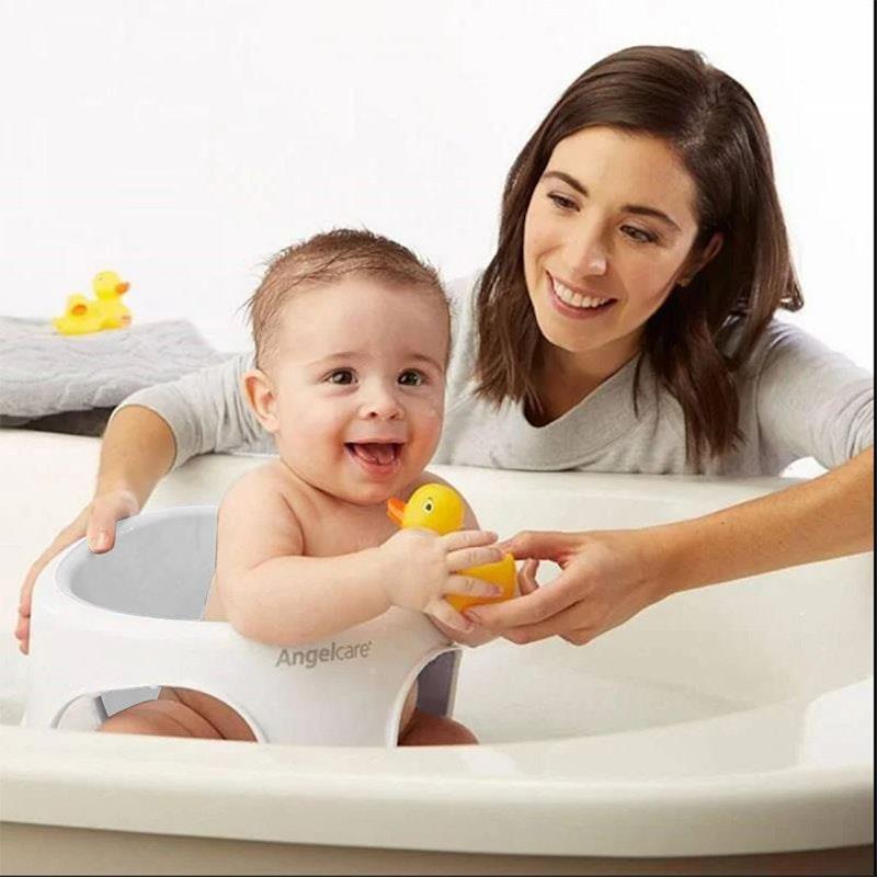 Load image into Gallery viewer, Angelcare Baby Bath Soft Touch Ring Seat Grey
