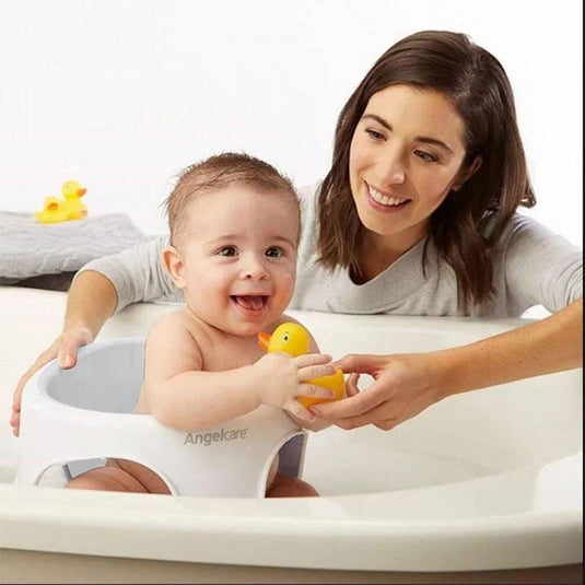 Angelcare Baby Bath Soft Touch Ring Seat Grey