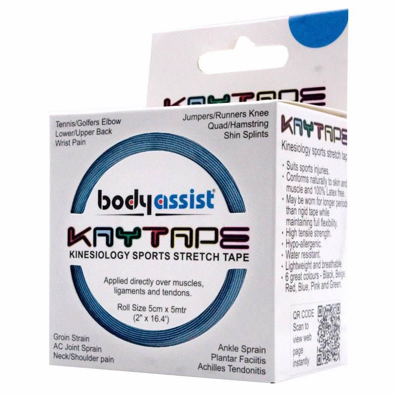 Load image into Gallery viewer, BodyAssist Kaytape Sports-Stretch Tape x 2 Rolls Blue
