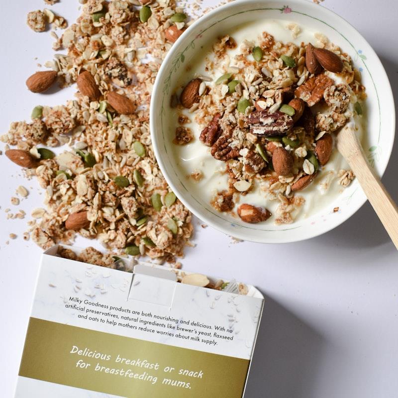 Load image into Gallery viewer, Milky Goodness Nutty Nuts Lactation Granola 350g
