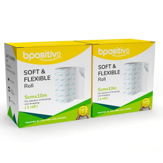bpositive Soft & Flexible Roll 5cmx10m 2Pack