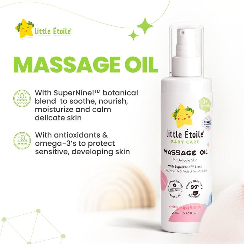 Load image into Gallery viewer, Little Etoile Massage Oil For Delicate Skin (0+ Months) 200ml

