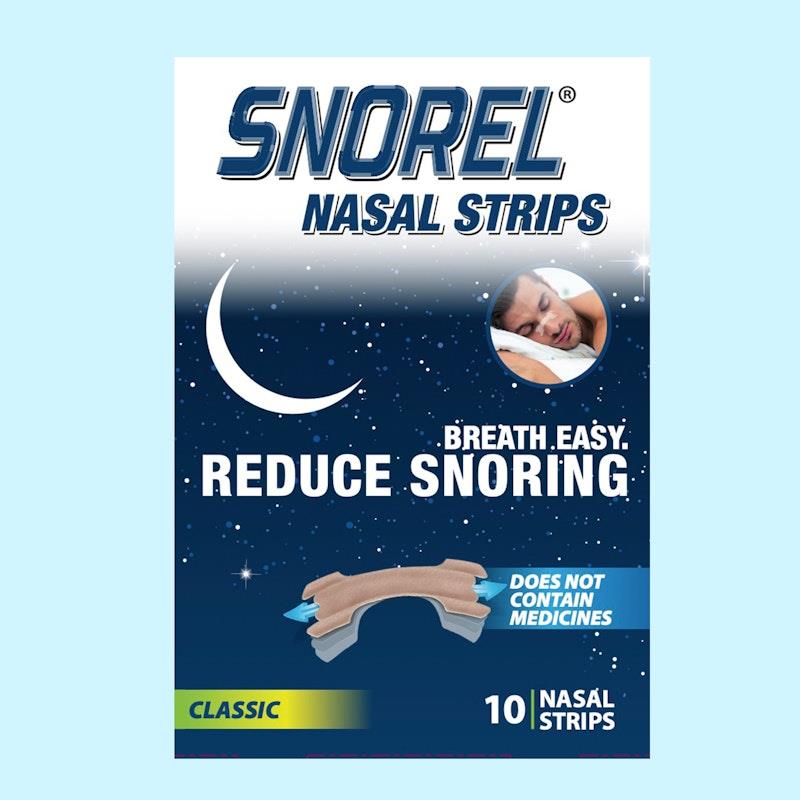 Load image into Gallery viewer, Snorel Snore Reducing Nasal Strips 10strips
