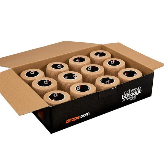 d3 Cohesive Wrap 75mm x 5m Beige Box of 12 Rolls
