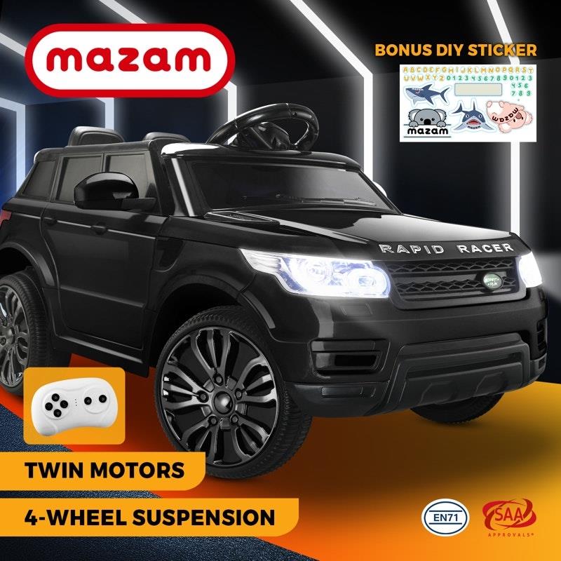 Load image into Gallery viewer, Mazam Ride On Car Electric Vehicle Toy Remote Car MP3 LED light 12V Black
