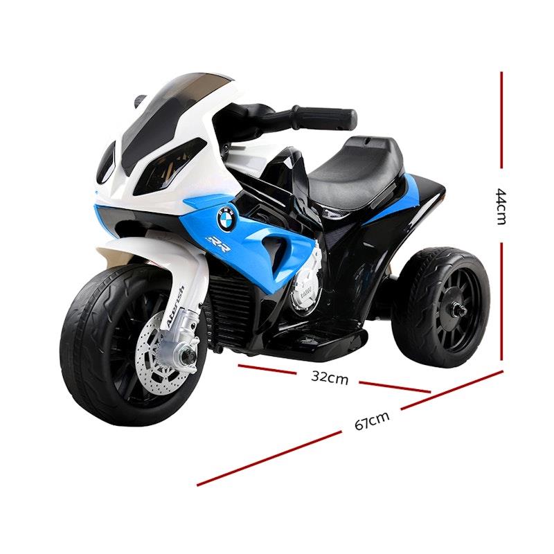 Load image into Gallery viewer, Rigo Kids Electric Ride On Car Police Motorcycle Motorbike BMW Blue
