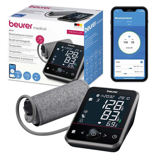 Beurer BM64 Bluetooth Upper Arm Blood Pressure Monitor 1unit