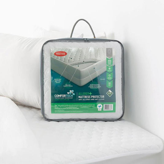 Tontine Comfortech Comfort Plus King Bed Anti Allergy Mattress Protector 1pc