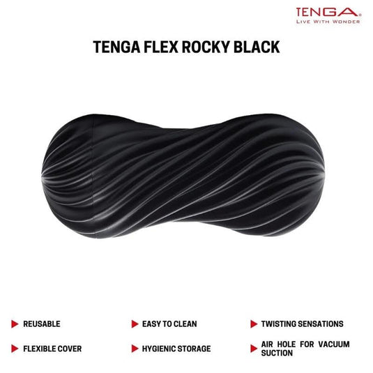 Tenga Flex Rocky Black 1pc