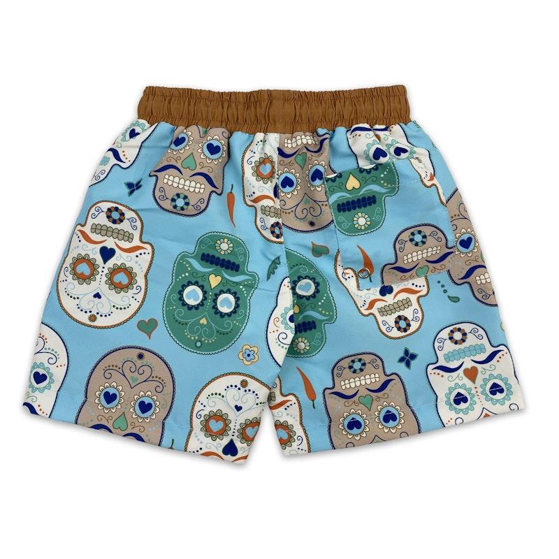 Load image into Gallery viewer, tyoub Kids Board Short  Recycled Material Skulls Amigo 5years

