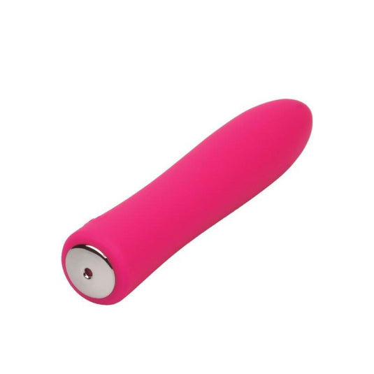 Velvetine Poppy Vibrating Bullet Pink 1pc