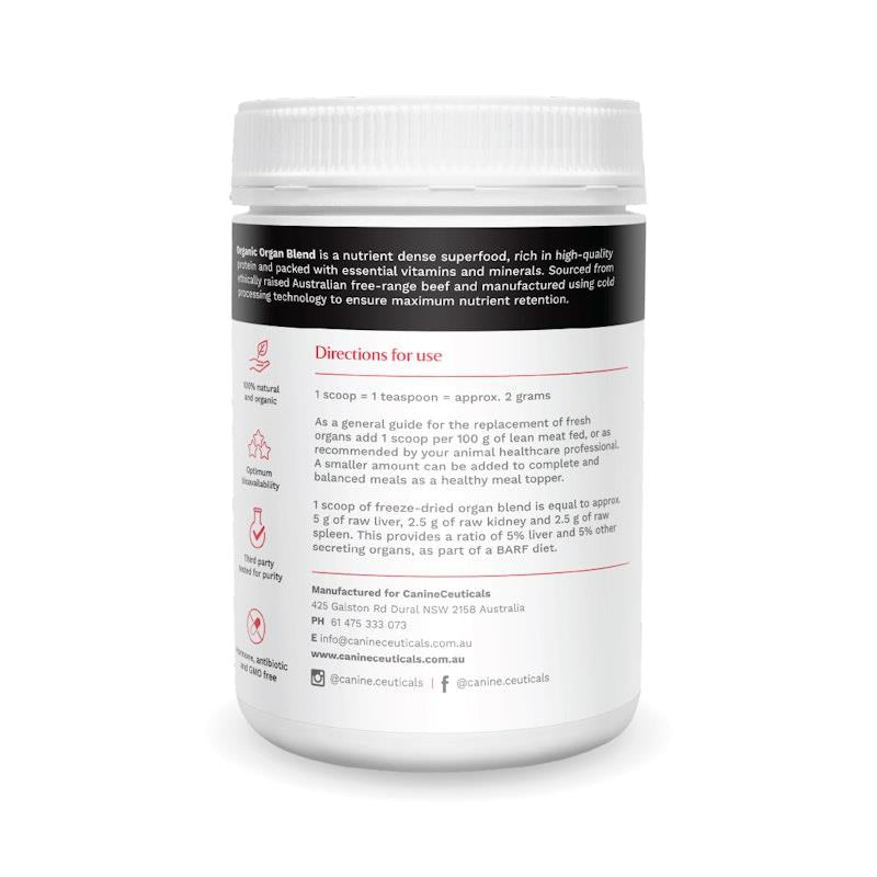 Load image into Gallery viewer, CanineCeuticals Organic Organ Blend 200g
