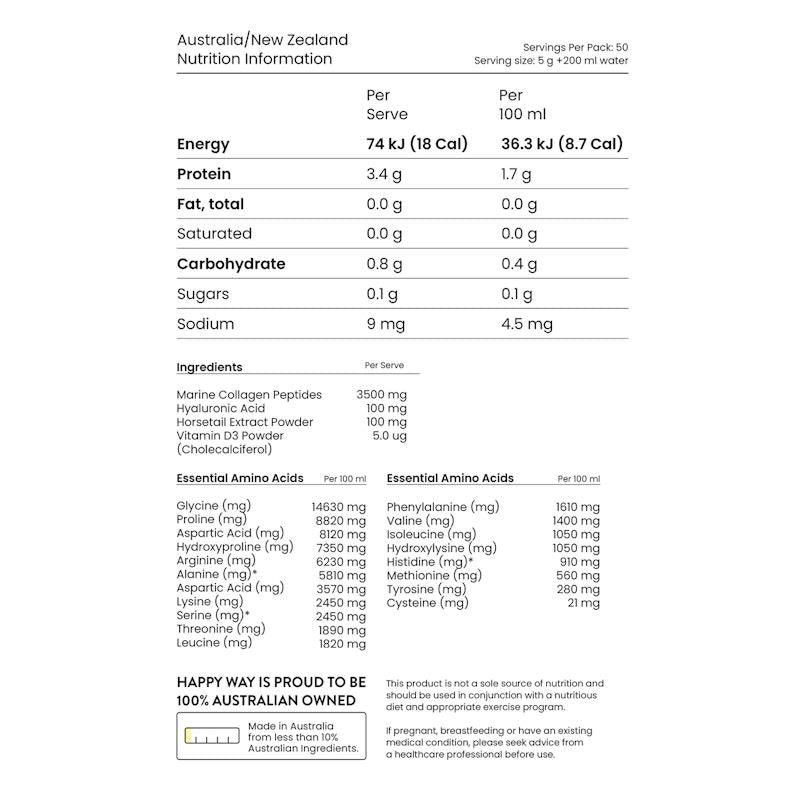 Load image into Gallery viewer, Happy Way Mixed Berry Marine Collagen Powder 250g
