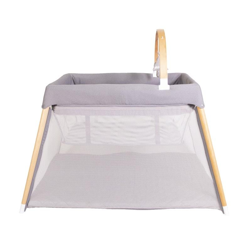 Load image into Gallery viewer, Bebecare Zuri Timber Travel Cot Natural
