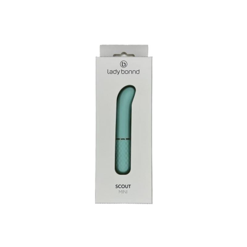 Load image into Gallery viewer, Lady Bonnd Scout Mini Curved Tip Vibrating Bullet Green 1pc
