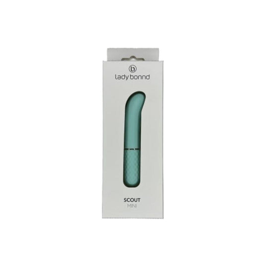 Lady Bonnd Scout Mini Curved Tip Vibrating Bullet Green 1pc