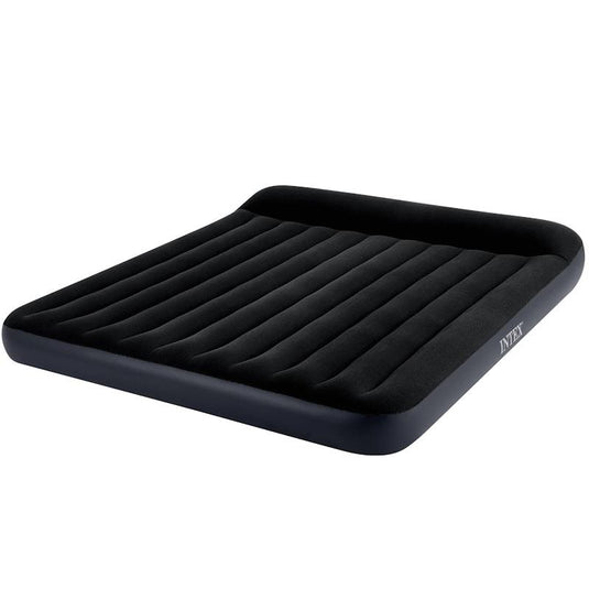 Intex Dura-Beam Classic Inflatable Airbed Mattress w/ Pillow Rest Black King