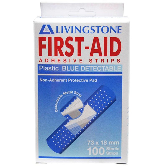 Livingstone X-Ray Metal Detectable Adhesive Strips Waterproof 100 Pieces