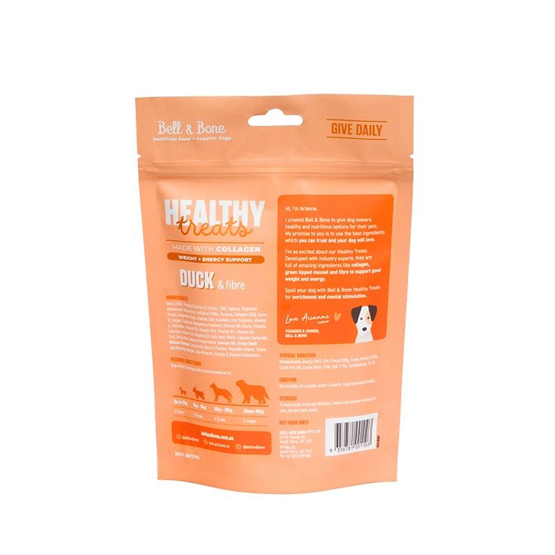 Load image into Gallery viewer, Bell &amp; Bone Healthy Treats, Weight and Energy Support - Duck &amp; Fibre 130g
