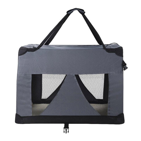 i.Pet Pet Carrier Soft Crate Dog Cat Travel 82x58CM Portable Foldable Car X-Large