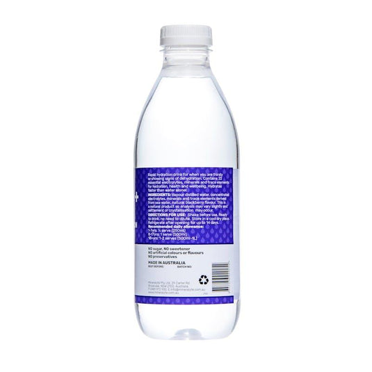 Mineralyte Hydrate+ Ready to Drink Blackberry Flavoured 1Litre 4Pack