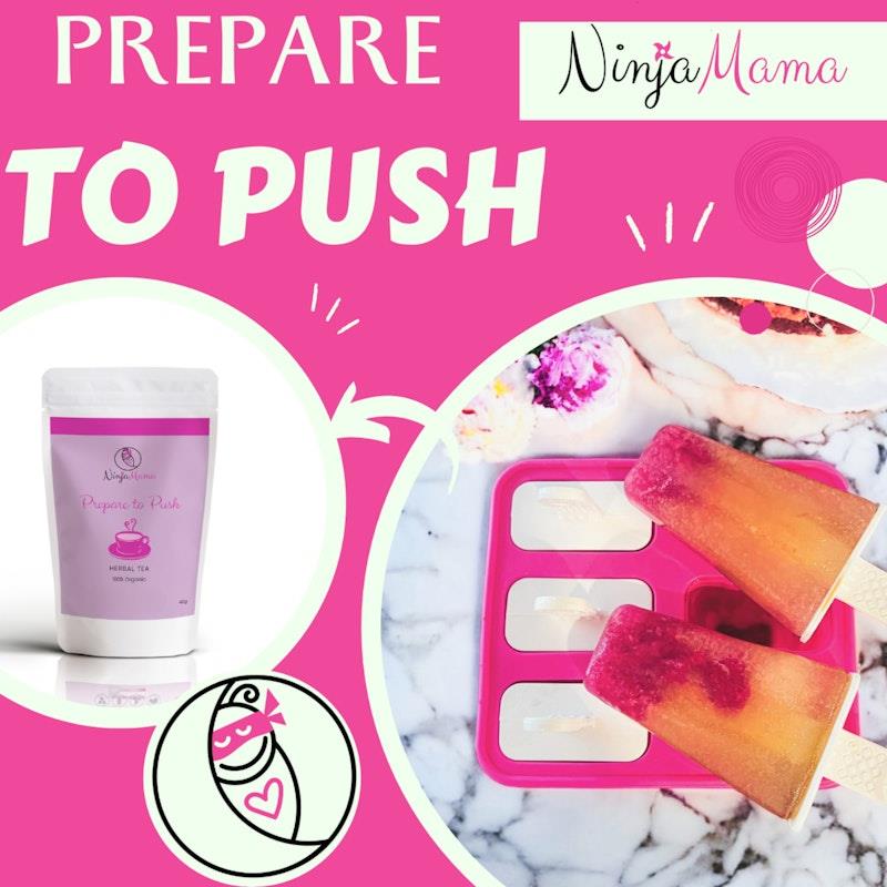 Load image into Gallery viewer, Ninja Mama Prepare to Push Loose Leaf Raspberry Leaf Tea 40g Twin Pack
