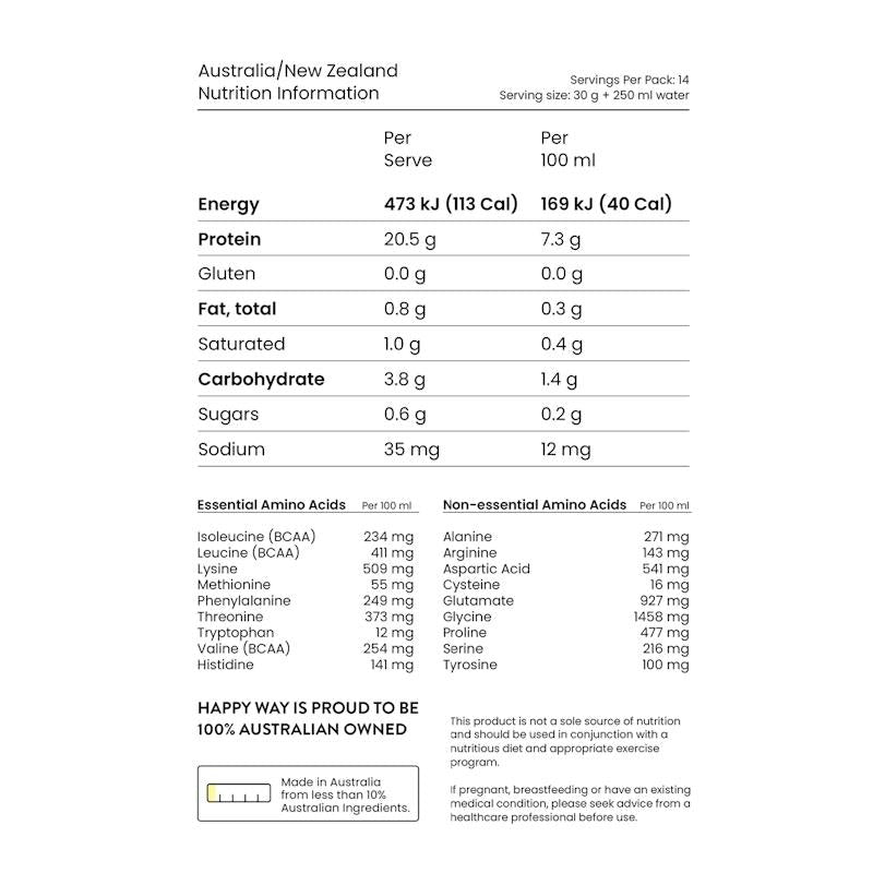 Load image into Gallery viewer, Happy Way Ashy Bines Passionfruit Vegan Protein Water Powder 420g
