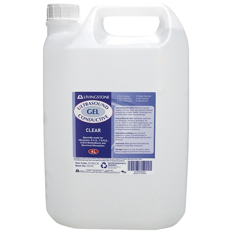 Load image into Gallery viewer, Livingstone Conductive Gel Lubricating with Dispensing Pump 4L
