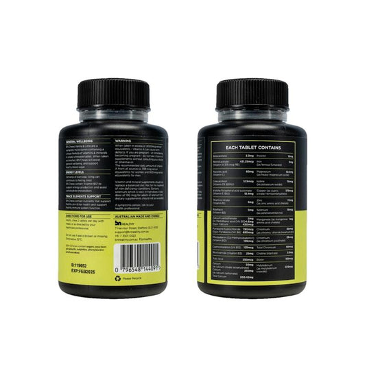 BN Healthy Chews Vanilla & Lime - Chewable Multivitamin 60 Tablets