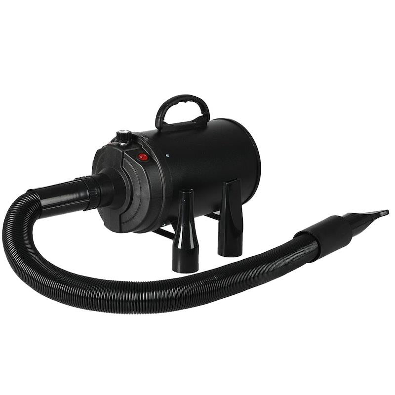 Load image into Gallery viewer, PaWz Dog Cat Pet Hair Dryer Grooming Blow Speed Hairdryer Blower Heater Blaster 2800W Black

