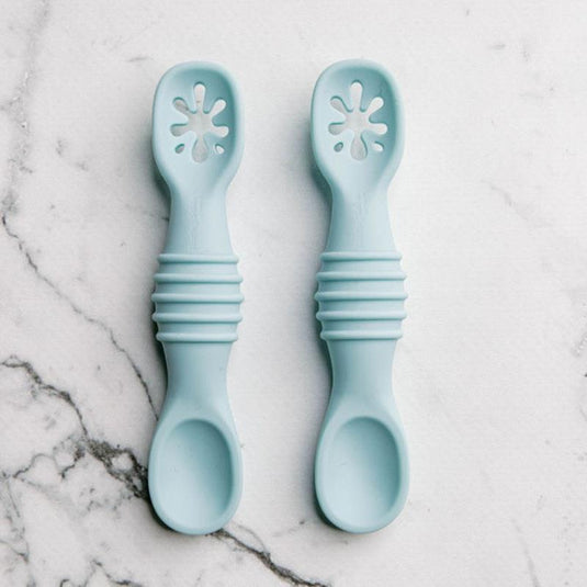 Starting Solids Australia Sticky Spoons Blue Lemonade