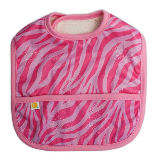 tyoub Baby Bib Stay-dry - Tiger Pink One Size