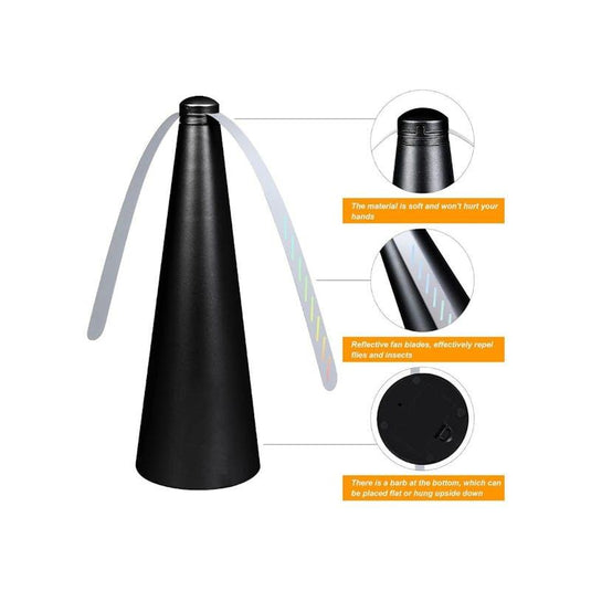 Living Today Shoo-Fly Chemical Free Fly Repellent Fan Battery Operated 1Unit