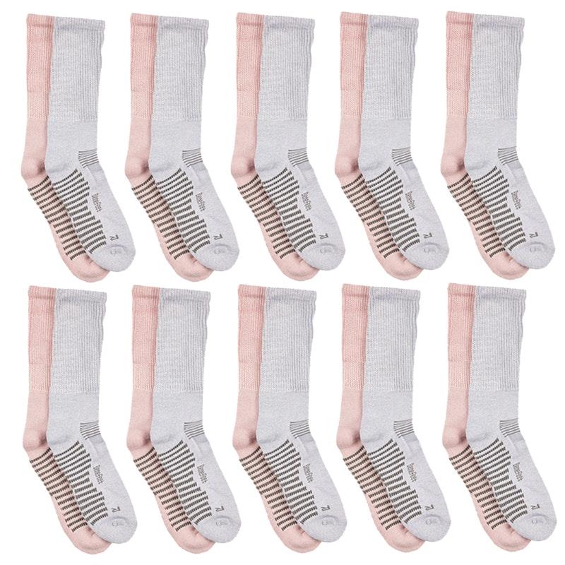 Load image into Gallery viewer, Benefeet 10 pairs of Women's Bamboo Socks - Twisted Pink Size 8-11
