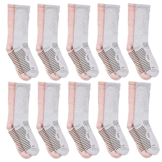 Benefeet 10 pairs of Women's Bamboo Socks - Twisted Pink Size 8-11