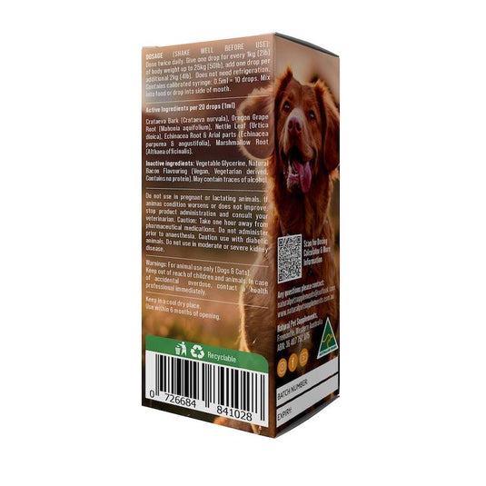 Natural Pet Supplements Urinary Support Herbal Tincture For Dogs and Cats 100ml
