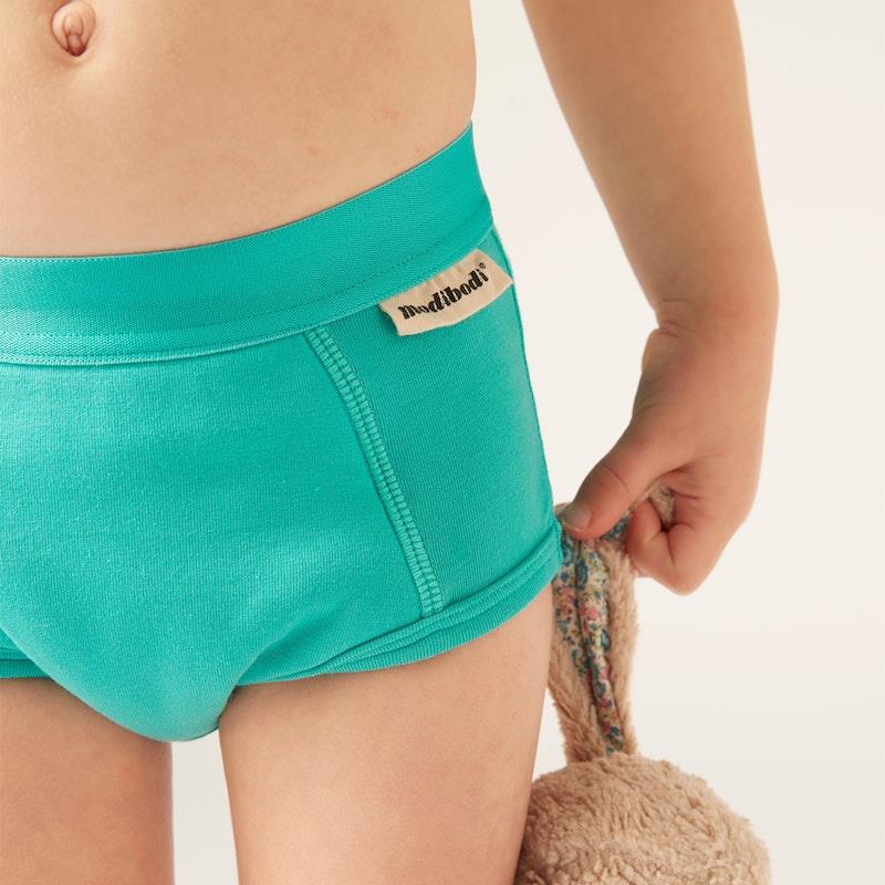 Load image into Gallery viewer, Modibodi Reusable Toddler Day-Time Training Pant 2 Pack Superhero 3-4 Years
