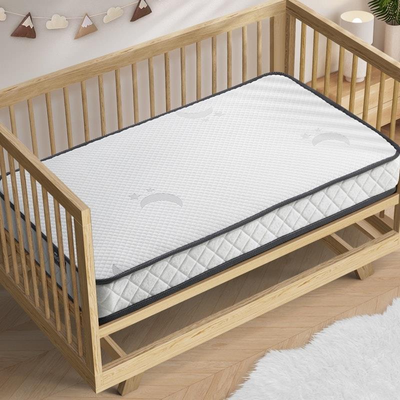 Load image into Gallery viewer, Bedra Bedding Baby Cot Mattress Reversible Toddler Bed Bonnel Spring Foam 13cm 1Piece
