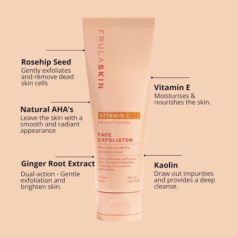 Load image into Gallery viewer, Frula Vitamin C Brightening Exfoliator 100ml
