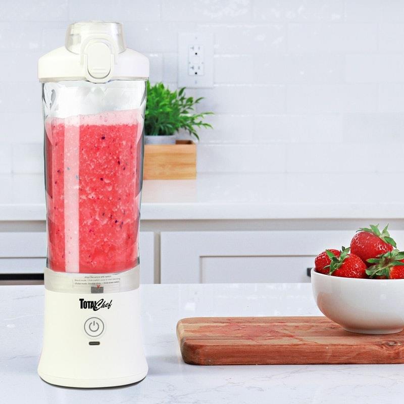 Load image into Gallery viewer, Total Chef Portable Blender, 600 mL White
