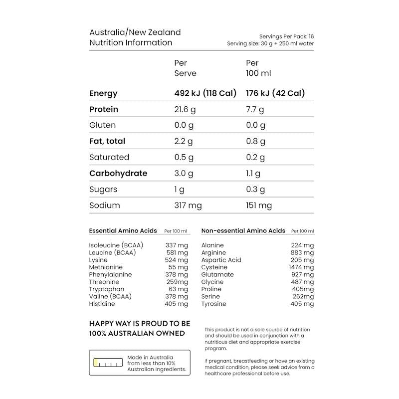 Load image into Gallery viewer, Happy Way Banana Bonanza Vegan Protein Powder 500g
