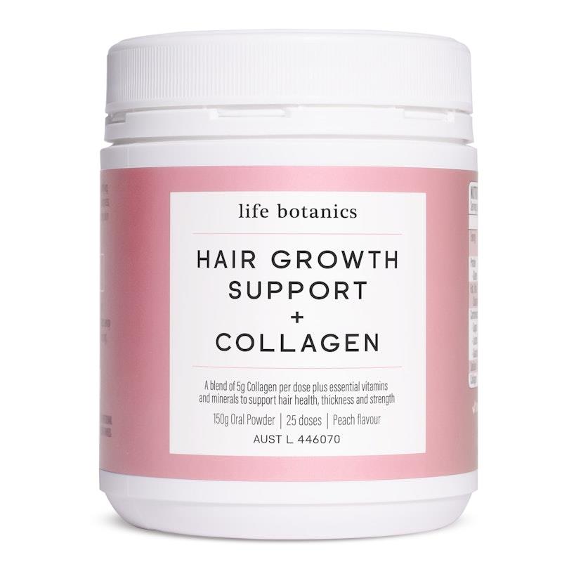 Load image into Gallery viewer, Life Botanics Hair Growth Support + Collagen Powder 3x150g Pack
