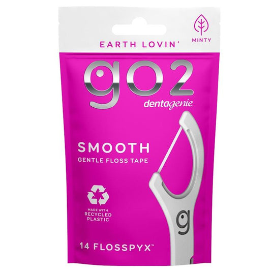 Dentagenie Smooth Tape Flosspyx Travel 14 x 3 Multipack